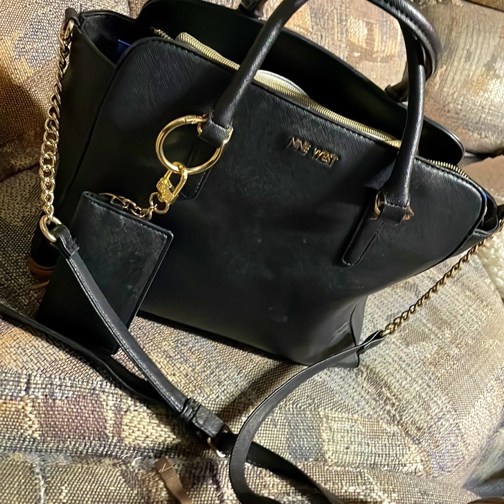 Black Nine West purse/tote
